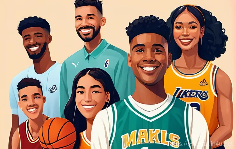 농구 블로그 수익화 전략 - **Prompt:** A dynamic and inclusive virtual basketball fan meetup taking place on a video conferenci...